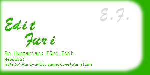 edit furi business card